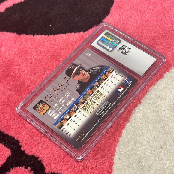 Cal Ripken Jr – 1995 Select Certified [Mirror Gold] #72 – CSG 8 Near Mint - Picture 5 of 5